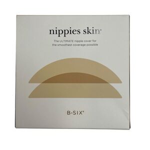 B-Six Nippies Skin Adhesive Nipple Covers Creme Size Two D-DD Cup New in Box